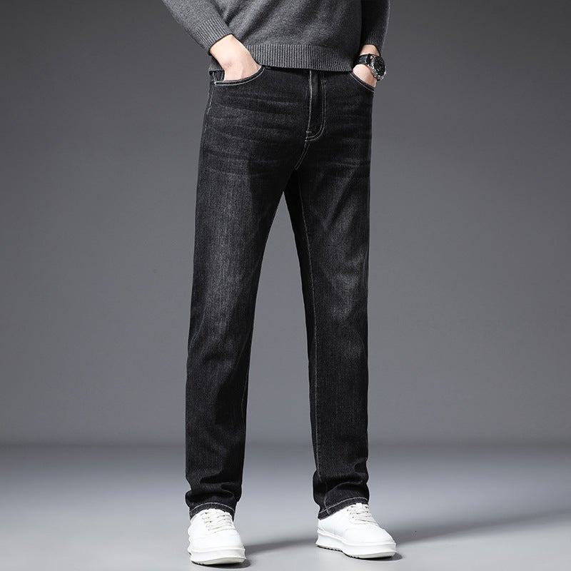Unisex Classic Denim Jeans Loose Fit Daily Outdoor Wear - Image 3