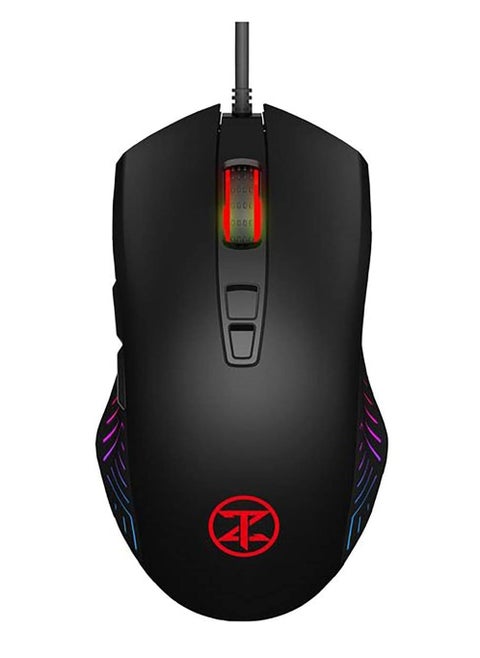 TechnoZone V70 Gaming Mouse 8 PROGRAMMABLE KEYS RGB LIGHT AND SOFTWARE EDITABLE UP TO 10000 dpi