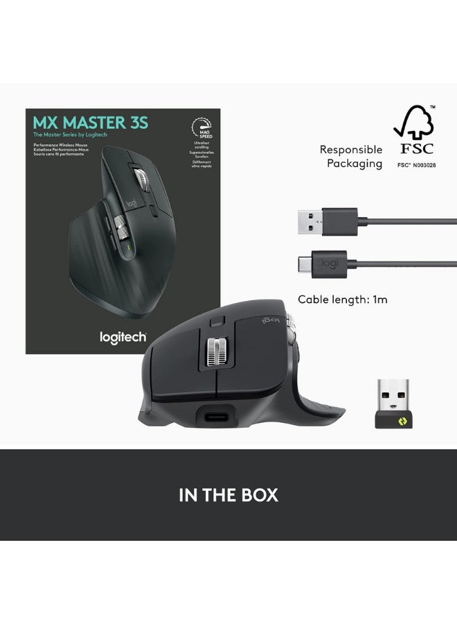 Logitech MX Master 3S - Wireless Performance Mouse Graphite - Image 5