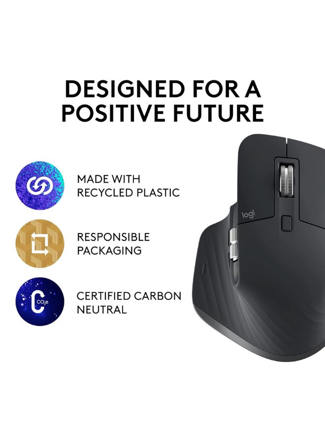 Logitech MX Master 3S - Wireless Performance Mouse Graphite - Image 3