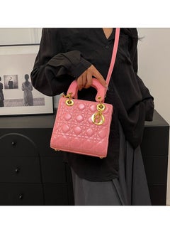 Generic Small Square Bag Women'S Bag Shoulder Bag Ladies' luxury handbag with niche design  Classic Embroidery Three-Grid Four-Grid Toffee Bag  Explosions This Year Popular Joker Small Fragrant Style Shoulder Handbag  - Image 2