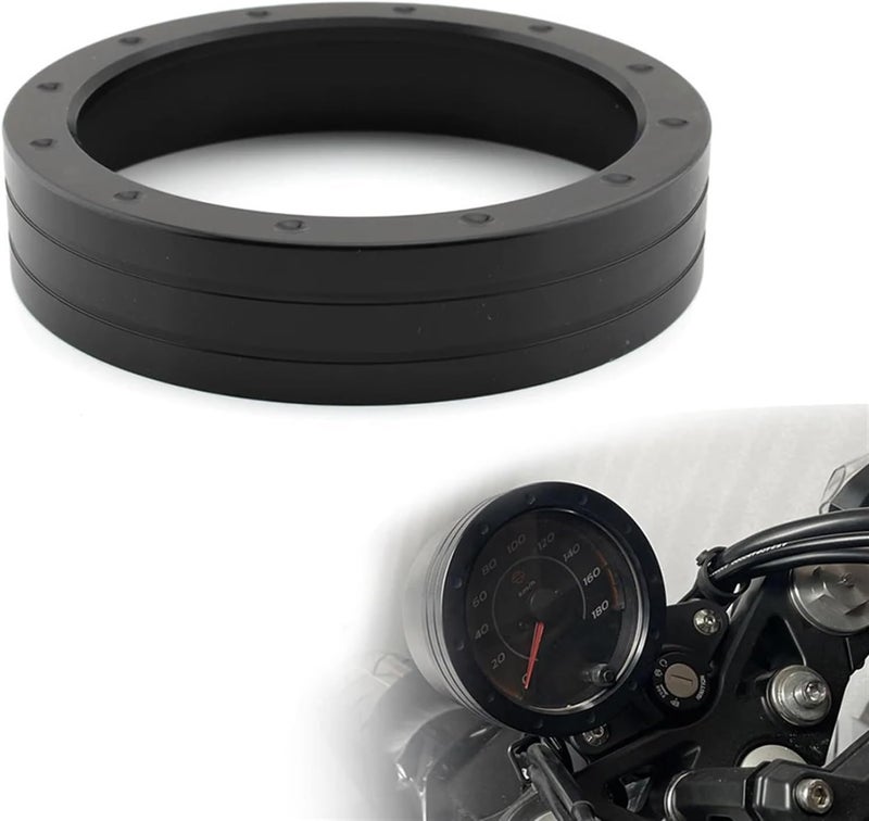 QASULER Motorcycle Speedometer Trim Ring for Harley Davidson X350 - Image 1