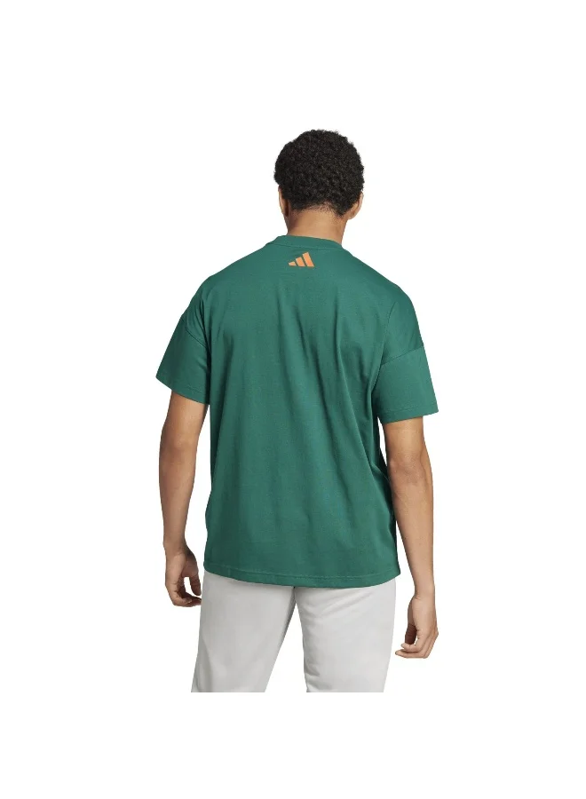 اديداس Adidas U Ksa Tee Green Training T-Shirts For Unisex Xs