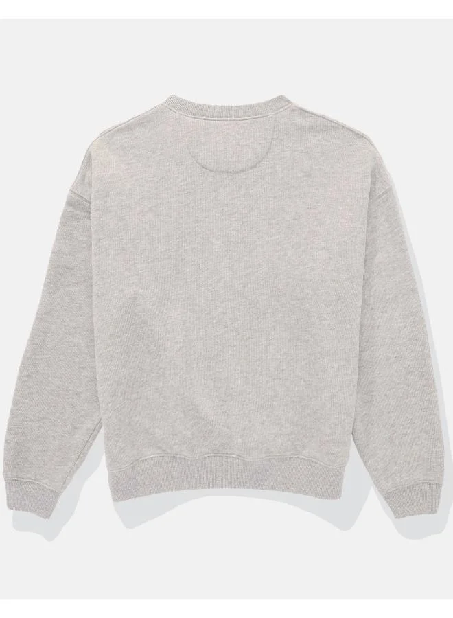 امريكان ايجل AE Relaxed Graphic Crew Neck Sweatshirt