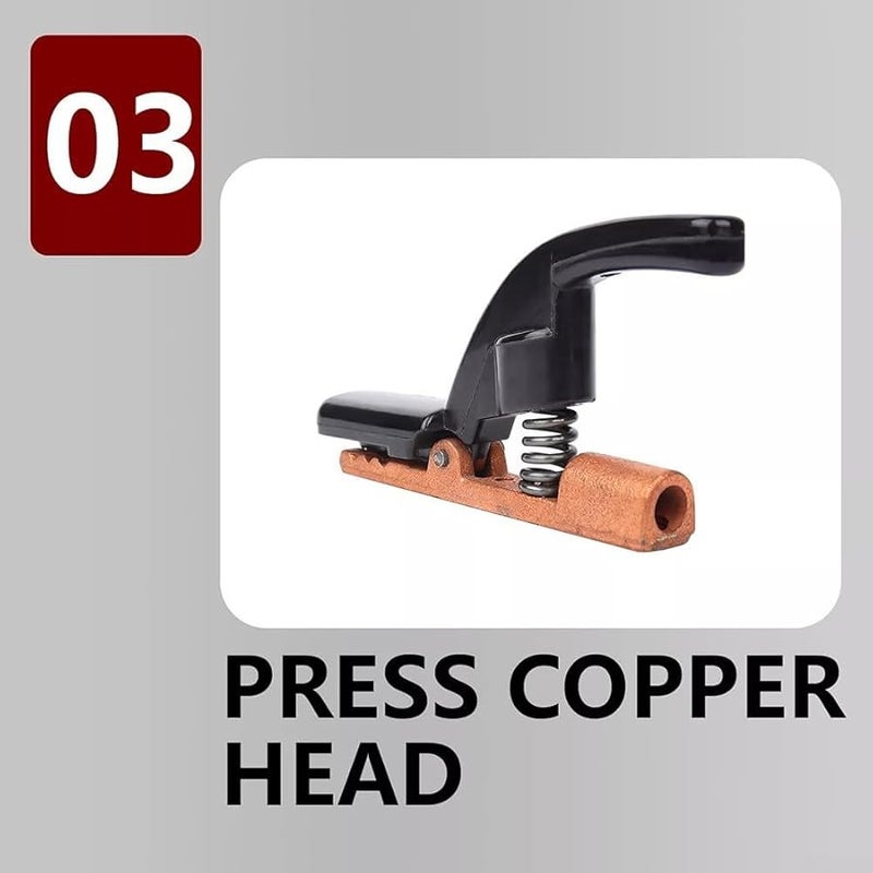 300Amp Welding Ground Cable Set With Earth Clamp 2M And 3M Length For Metalworking Workshop - Image 5