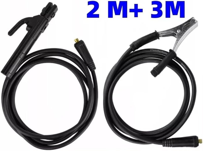 300Amp Welding Ground Cable Set With Earth Clamp 2M And 3M Length For Metalworking Workshop - Image 3