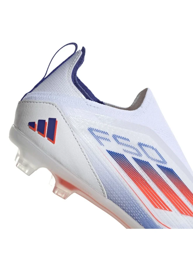 adidas أحذية كرة قدم  برو للأطفال للجنسين أبيض