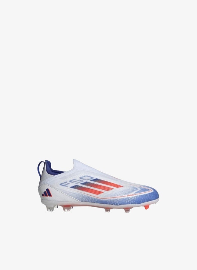 Adidas F50 Pro Ll Fg J White Football Shoes For Kids Unisex 10K - Image 1