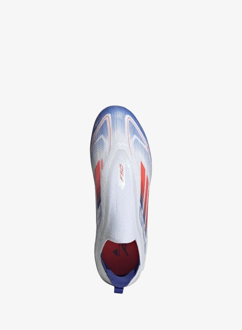 Adidas F50 Pro Ll Fg J White Football Shoes For Kids Unisex 10K - Image 2
