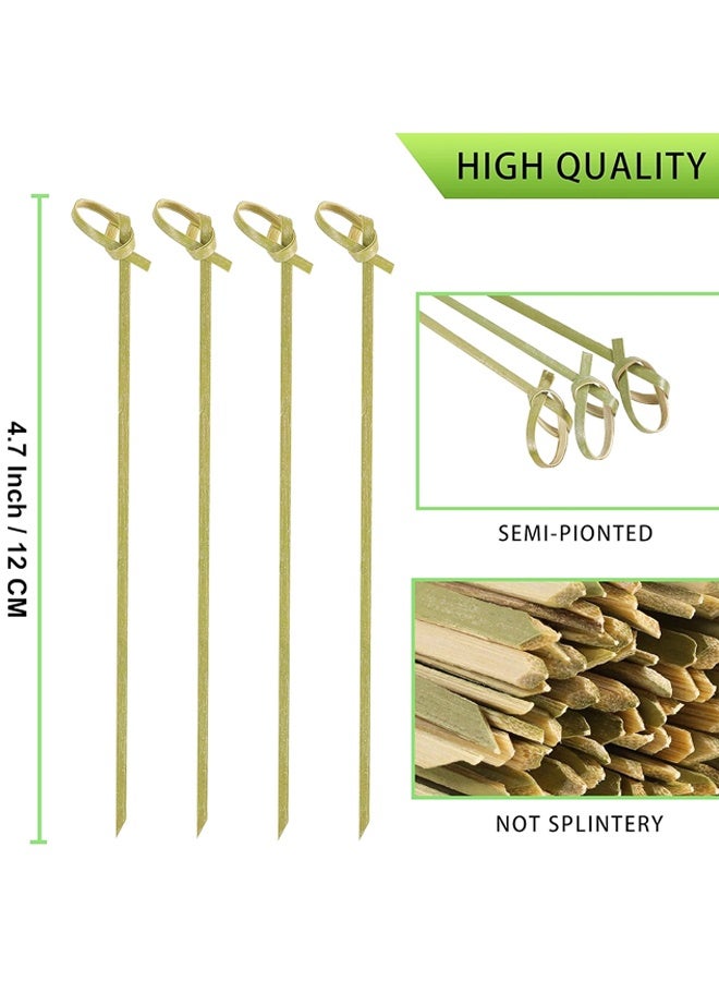 200 PCS Cocktail Picks, 4.7 Inch Toothpicks for Appetizers,Fancy Tooth Picks for Drinks,Fruit,Charcuterie,Cocktail Garnish Accessories - Image 2