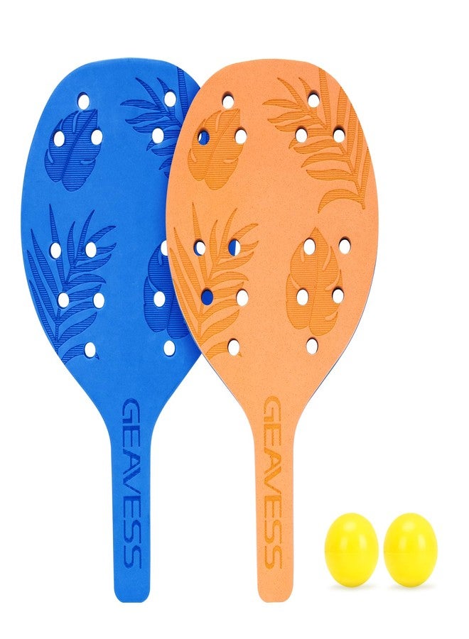 GEAVESS Foam Beach Tennis Racket Set, Beach Paddle Game Set, EVA Memory Foam Racket for Kids, Junior, Adult - Image 1
