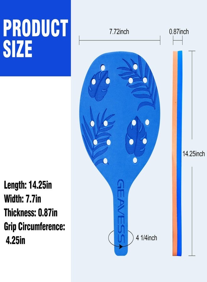GEAVESS Foam Beach Tennis Racket Set, Beach Paddle Game Set, EVA Memory Foam Racket for Kids, Junior, Adult - Image 3