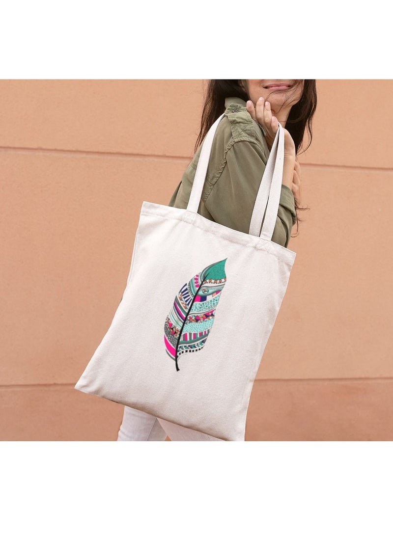 MADASOUQ Tote Bag + Makeup Bag With Trendy Design  - Image 1