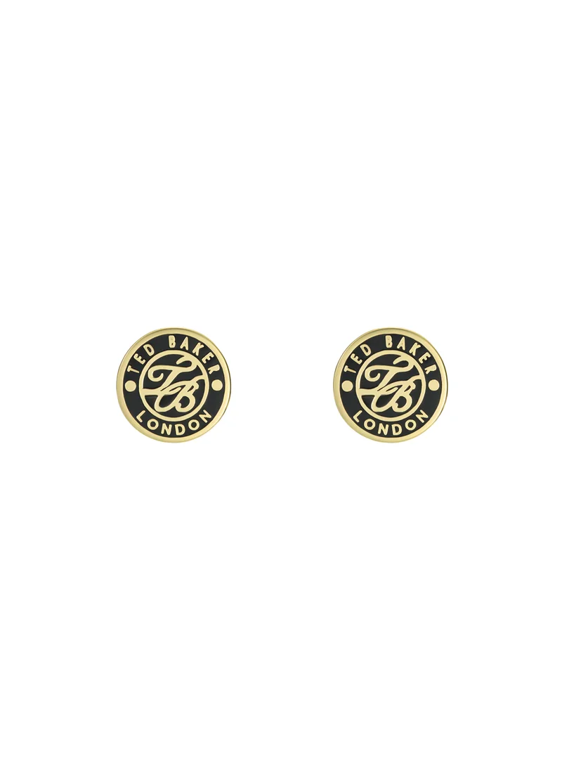 تيد بيكر Monogram  Detail Stud Earrings