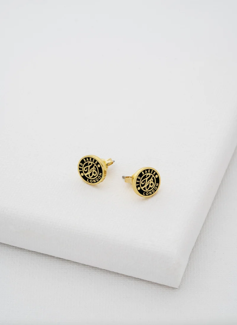 Ted Baker Monogram  Detail Stud Earrings