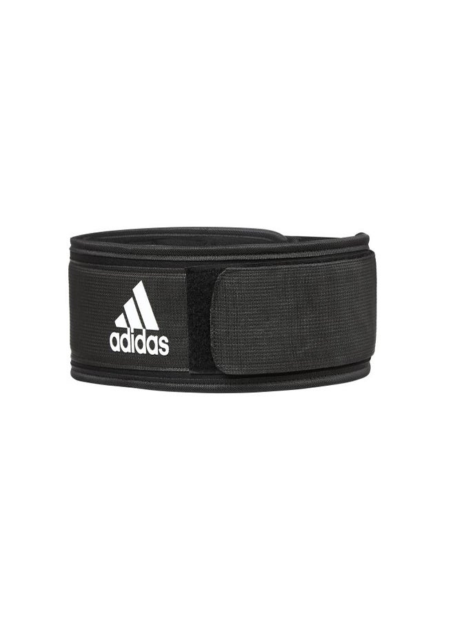 Adidas حزام رفع الأثقال الأساسي باللون الأسود S - Image 1
