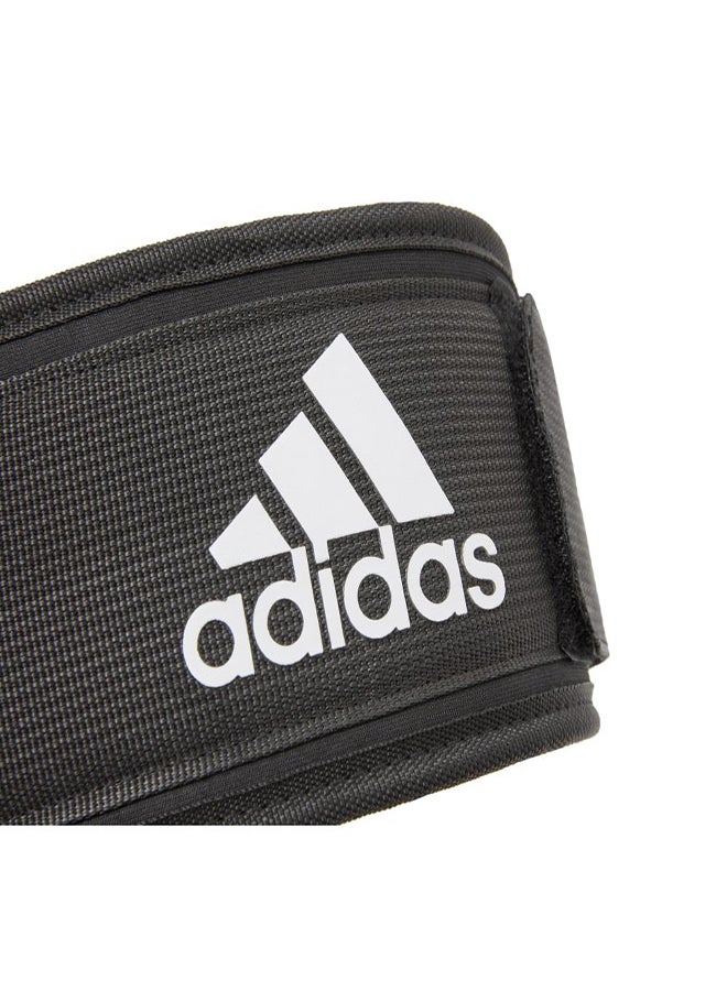 Adidas حزام رفع الأثقال الأساسي باللون الأسود S - Image 3