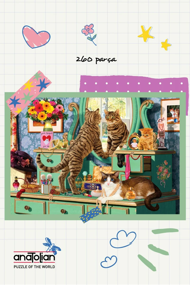 اناتوليان 260 Piece Puzzle / Makeup Enthusiasts - Code 3344