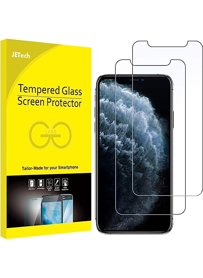 Jetech Screen Protector For Iphone 11 Pro, Iphone Xs And Iphone X 5.8-Inch, Tempered Glass Film, 2-Pack  - Image 1