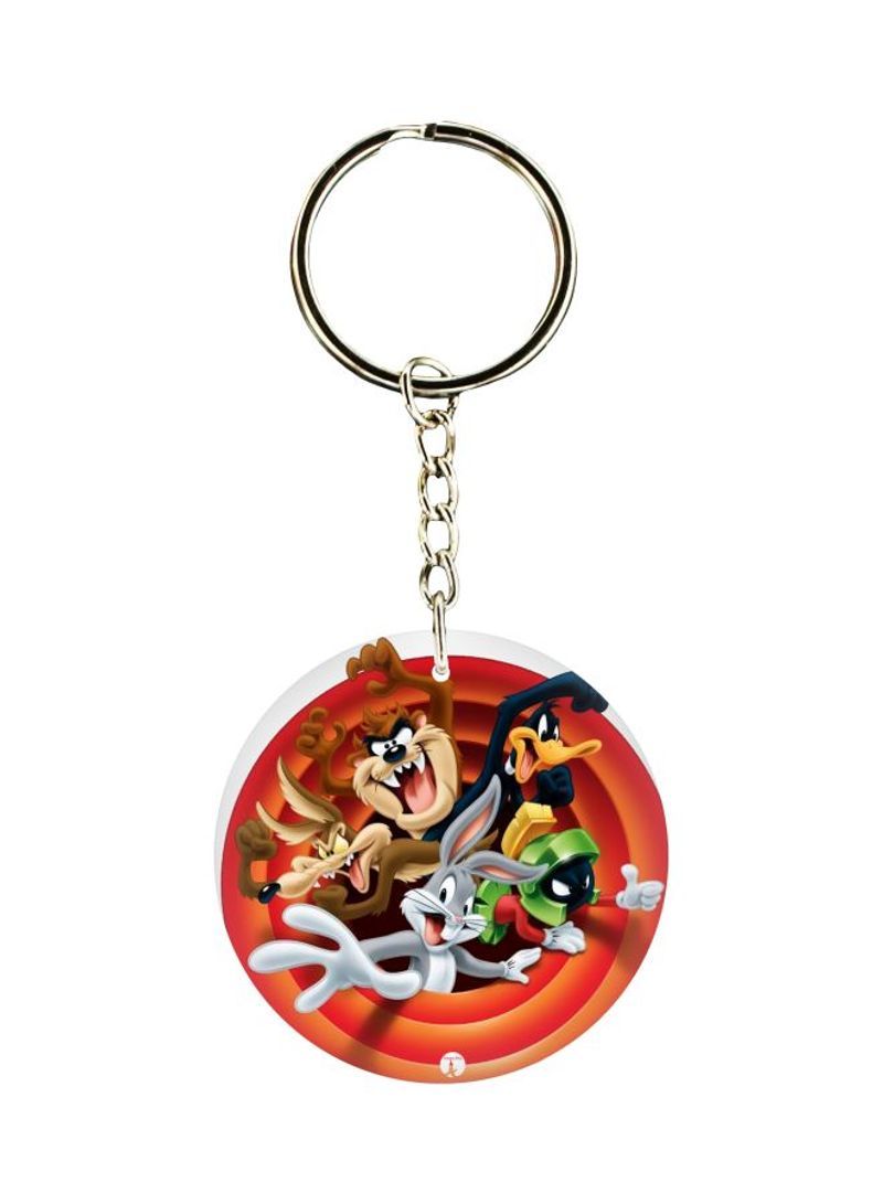 RKN Double Sided Cartoon Printed Keychain