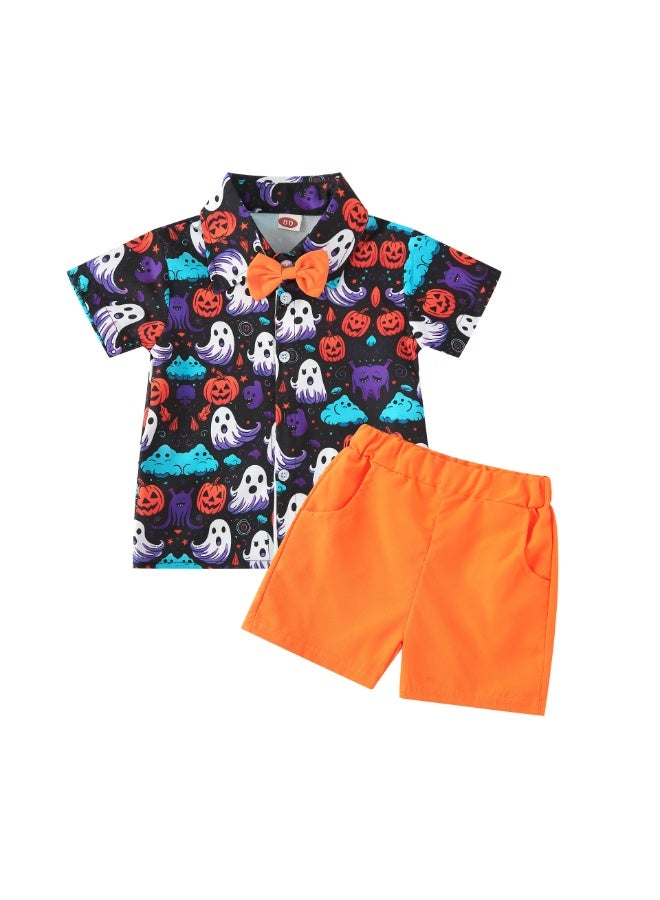 general Children's Halloween short-sleeved short-pants set - Image 1