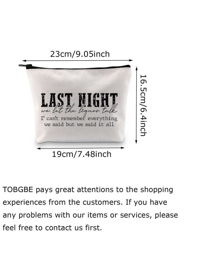 TOBGBE Country Singer Album Idea Merchandise Western Music Lyric Inspired Gift Country Music Lover Bags (We Said Bag)  - Image 2