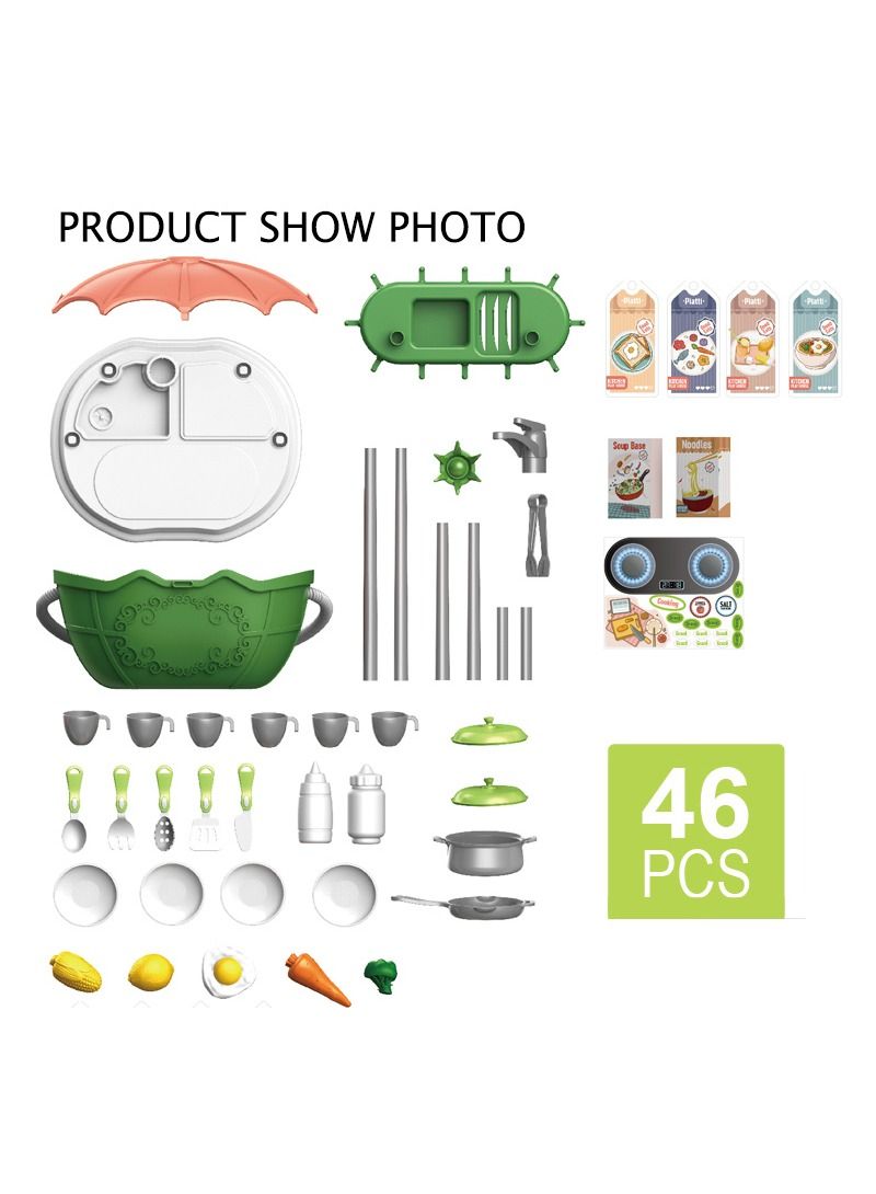 46-Piece 2 in 1 Kitchen Bag Toys Set  - Image 5
