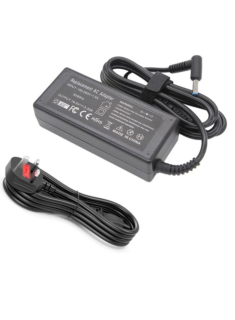 65W HP Charger laptop adapter 19.5V 3.33A 4.5 * 3.0mm for Envy 13 15 17 Pavilion x360 15 11 13 Chromebook 11 14 Zbook 14u G4 G5 15u 15 G3 EliteBook 1020 1040 Stream 13 11 14 - Image 1