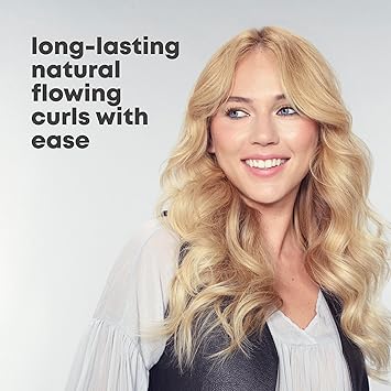 REVAMP Big Curling Wand Heated Ionic Ceramic Hair Wand for Loose Curls and Waves Infused with Super Smooth Oils 3219mm Ceramic Barrel Curler Tongs for Short Long Hair - Image 4