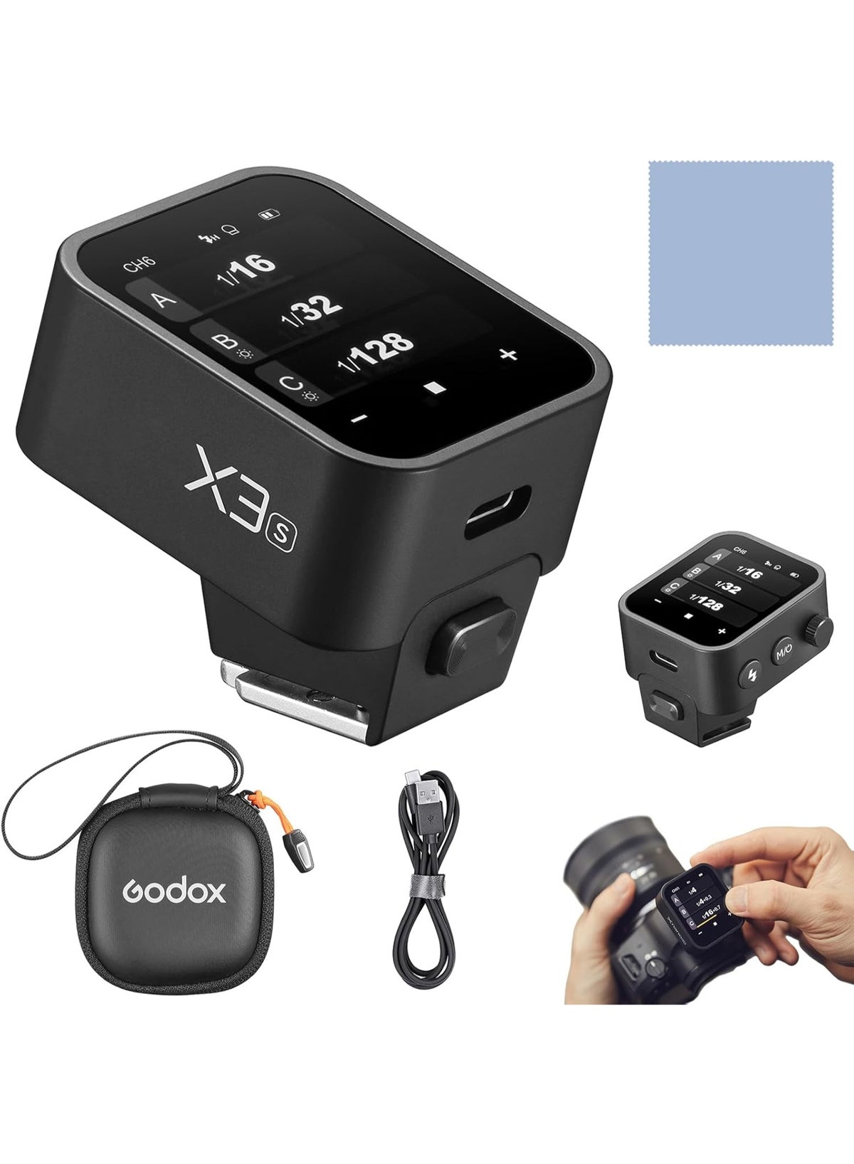 Godox Godox x3-s Touchscreen Ttl Wireless Flash Trigger For Sony Z22D2A2618AB83DE818D3Z