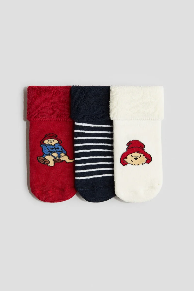 H&M 3-pack terry socks