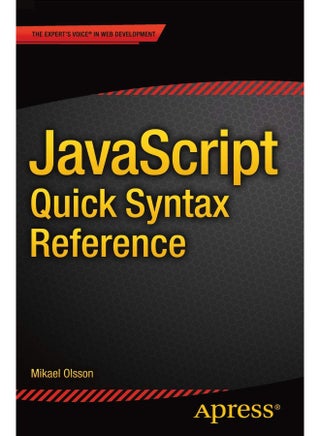 JavaScript Quick Syntax Reference