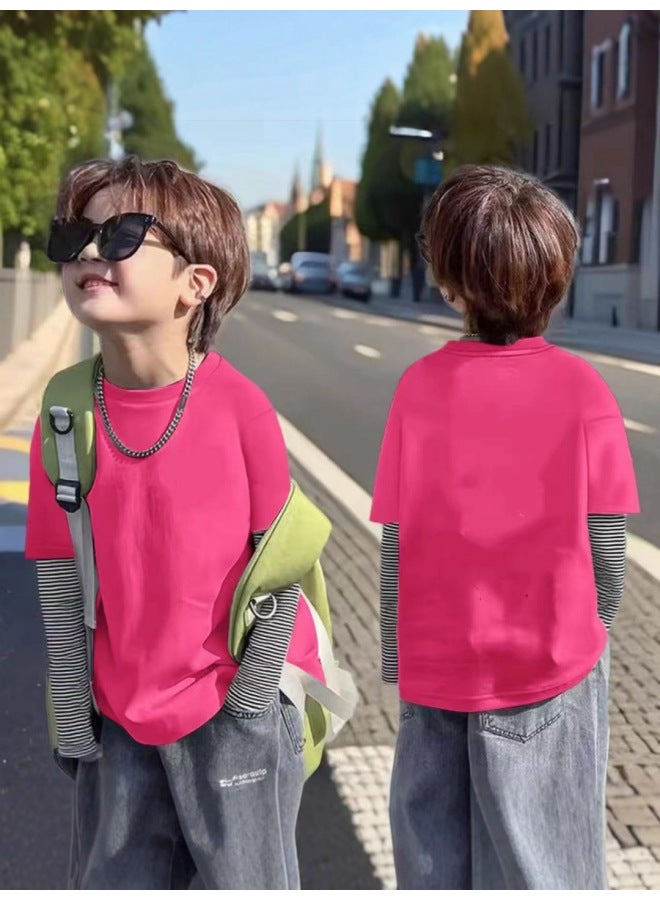 Baby Versatile Long Sleeve Cartoon Striped Spring/autumn Round Neck T-shirt Fashion Boys Girls Casual Cute Base Layer - Image 5