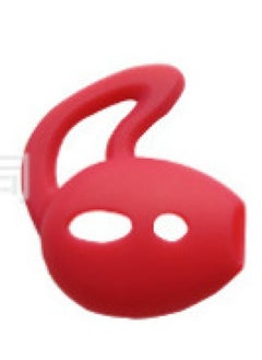 Generic For Airpods Headphone Covers TWS Huawei Xiaomi Rammer Silicone Earbuds Earbuds Ear Cap Apple Second Generation Headset-Color:Positive Red (double Hole With Ears)-Model:ES32  ES62  ES68  - Image 1