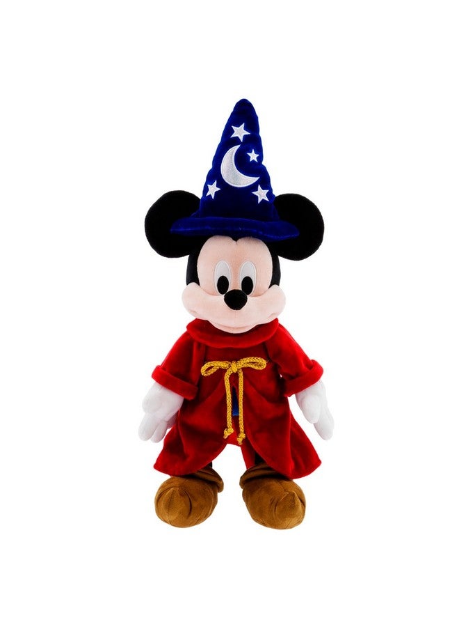 Disney store مجموعة فانتازيا الرسمية من متجر ديزني: دمية ميكي ماوس الساحر بحجم 22 بوصة - لعبة أصلية، ناعمة وقابلة للعناق - مثالية للمشجعين والأطفال - Image 1