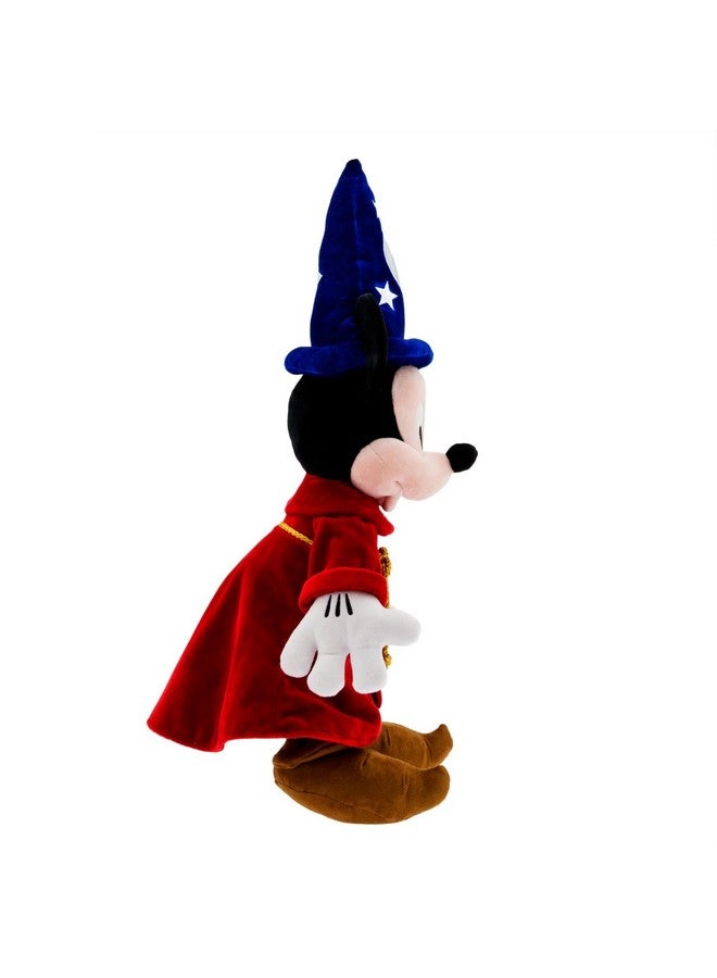 Disney store مجموعة فانتازيا الرسمية من متجر ديزني: دمية ميكي ماوس الساحر بحجم 22 بوصة - لعبة أصلية، ناعمة وقابلة للعناق - مثالية للمشجعين والأطفال - Image 3