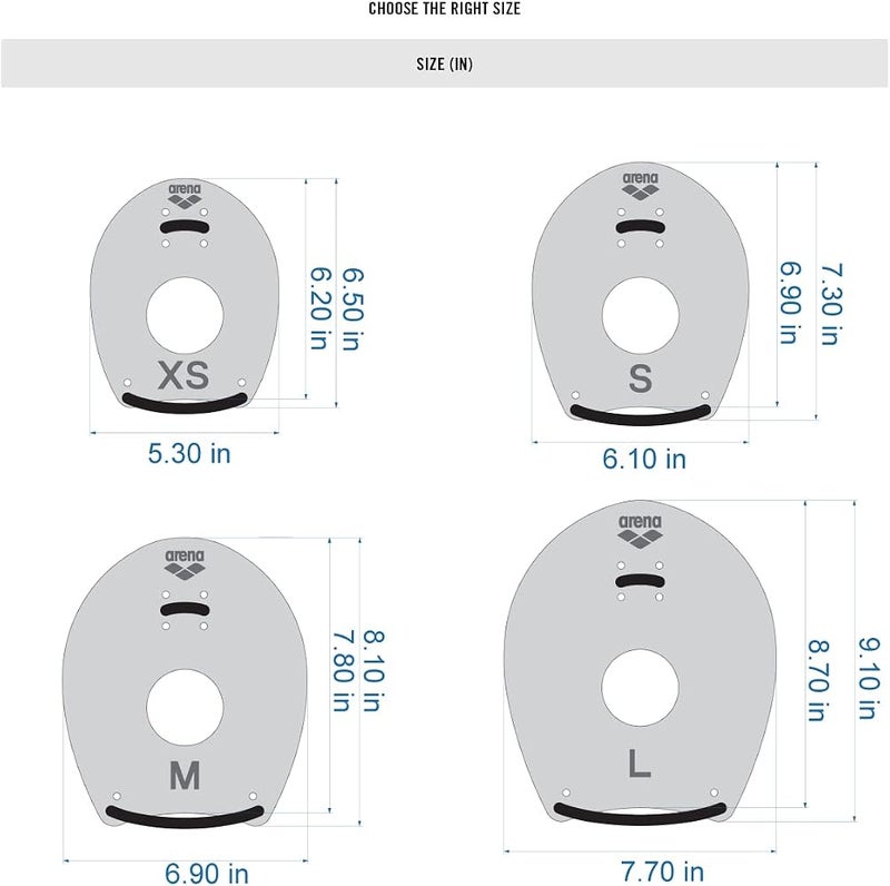 ARENA Unisex Adult Elite Hand Paddle 2 Training Equipment - Image 4