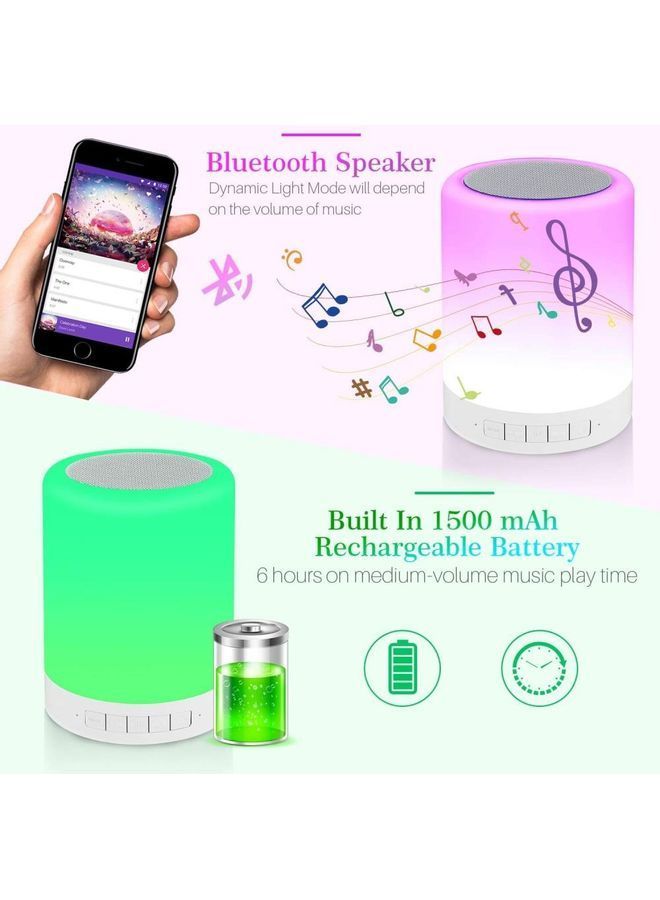 NIBEMINENT Touch Bedside Lamp Multicolour - Image 4