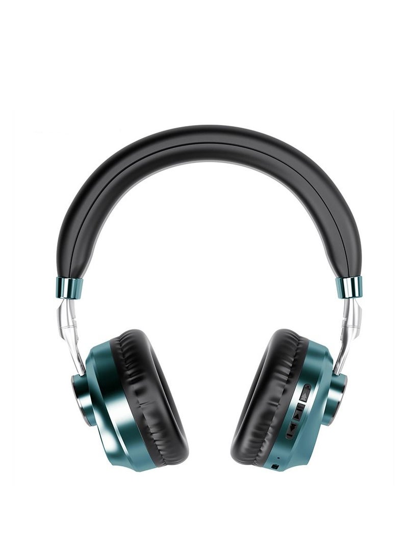 GULFLINK 200mah Folding Wireless Headset Bluetooth Competitive Game Music Sports Plug Wireless Headset Blue - Image 4