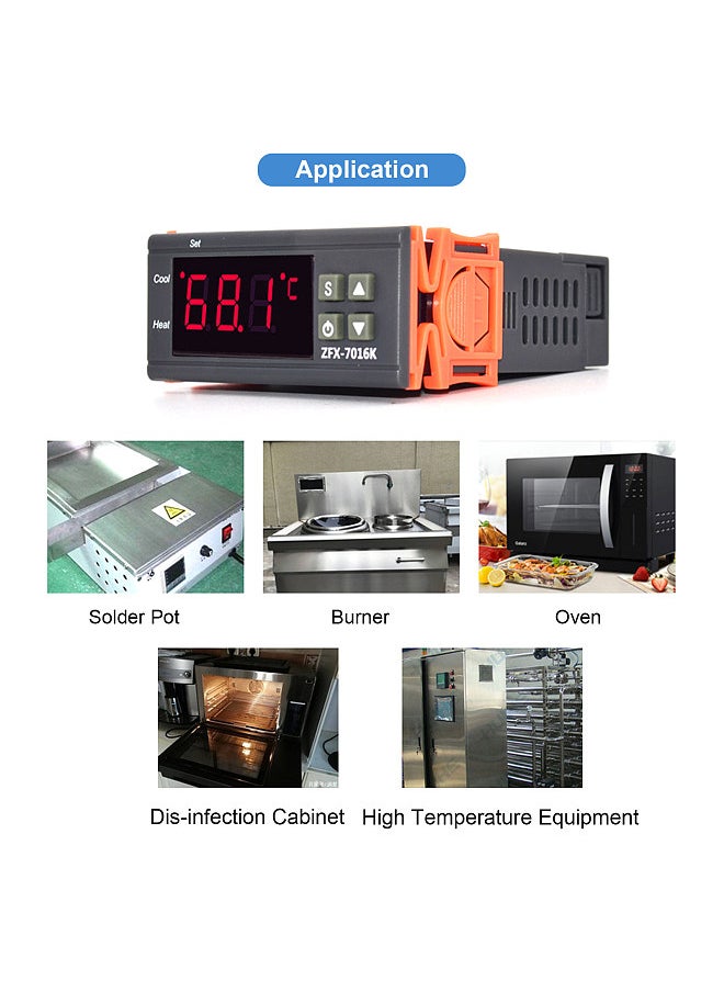 Generic - ZFX-7016K 30A Digital Temperature Controller Intelligent High Accuracy Temp Control Thermostat for Freezer Fridge Hatching - Image 1