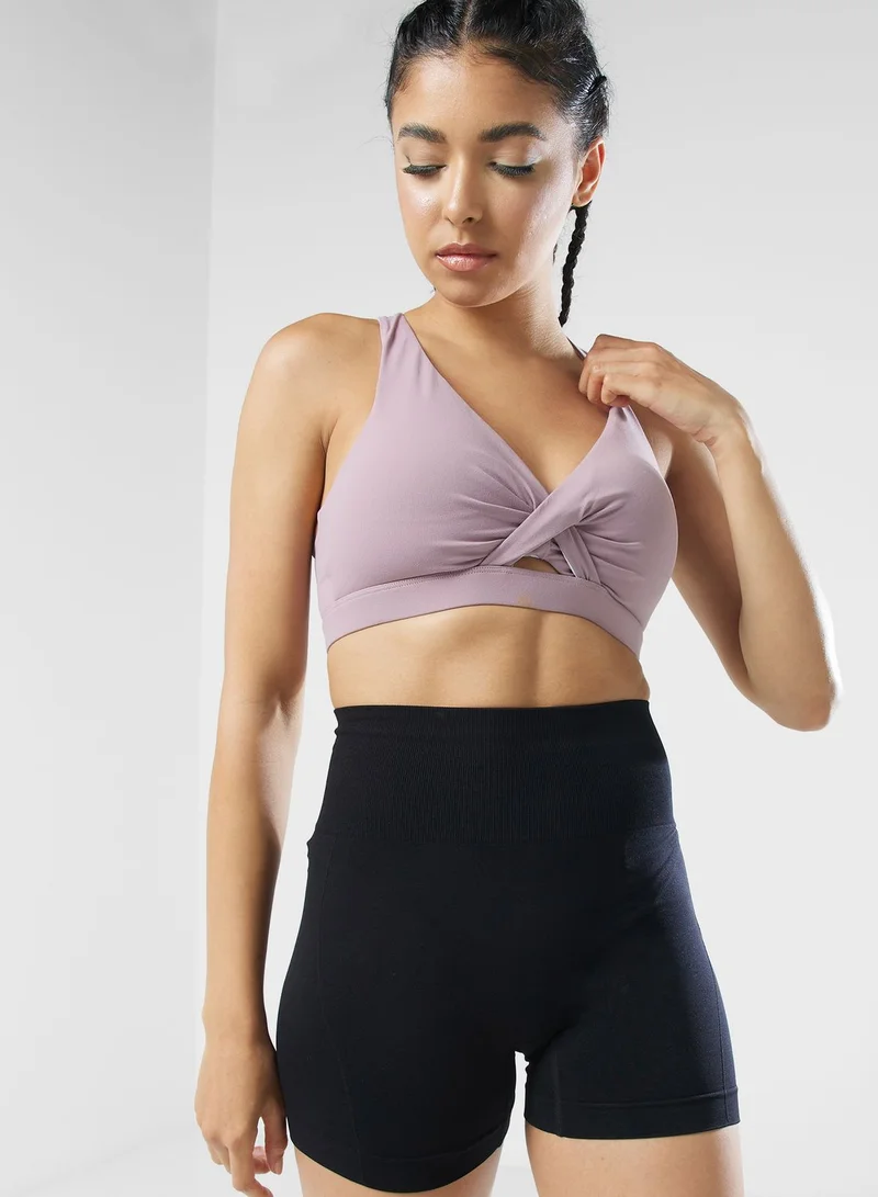 FRWD Knot Front Detail Athletic Bra