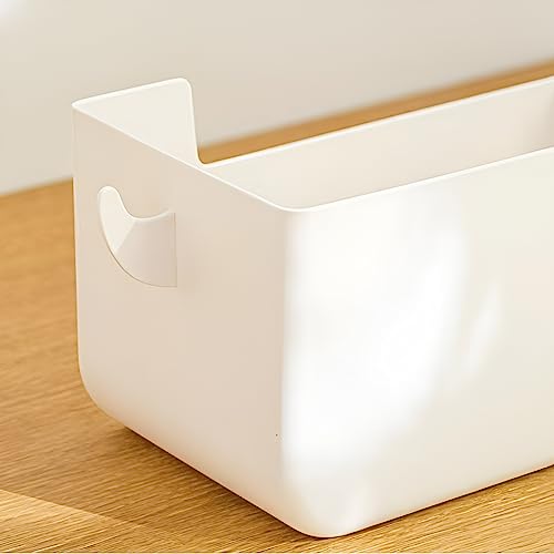 7UYUU Bunk Bed Shelf for Top Bunk Plastic Bedside Shelf Accessories for Kids Bunk Bed Caddy with Hooks For Bed Rail, White, 11 lbs Capacity - Image 5