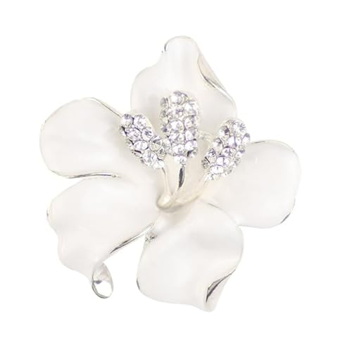 TecoKart® Floral Brooch Pin for Women – Flower Saree Brooch for Women,Girls and Men | Elegant Ladies Brocher for Saree, Dress & Hair Accessory - Image 1