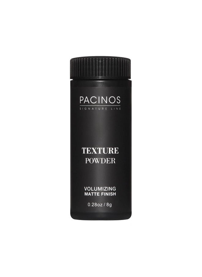 باتشينوس بودرة Pacinos Texture - بودرة خفيفة الوزن لرفع الجذور بلمسة نهائية جافة غير لامعة لمنح الشعر ملمسًا وحجمًا وسمكًا - زجاجة رج لسهولة تصفيف الشعر، 8 جرام  - Image 1