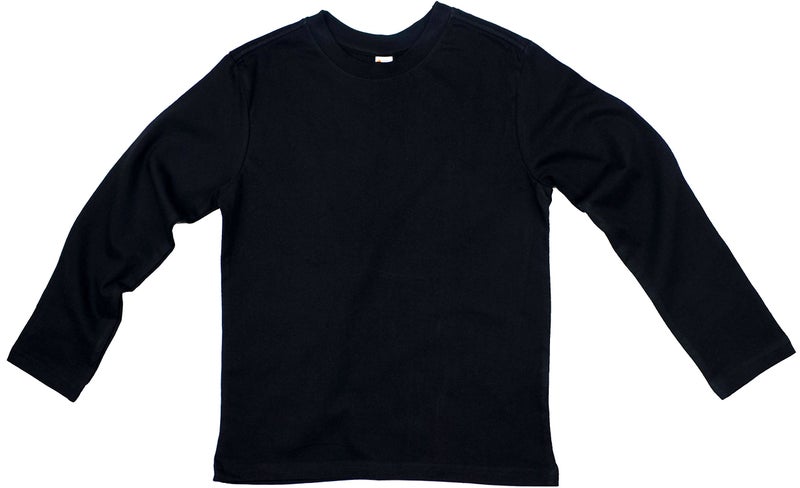 Earth Elements Big Kid's (Youth) Long Sleeve T-Shirt Large Black - Image 2