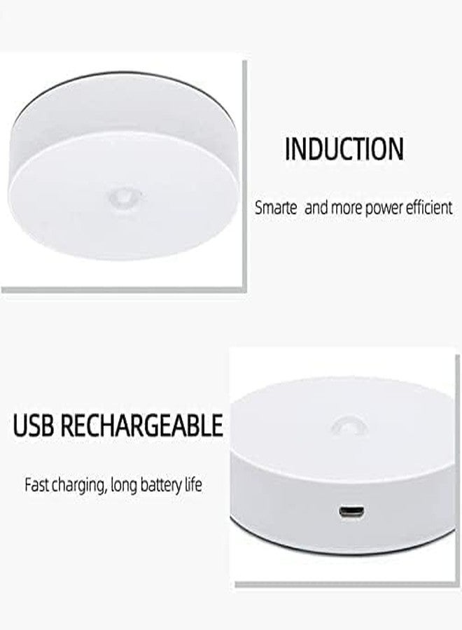 Alinos Atlas Traders USB Rechargeable Motion Sensor Lamp Human Body Induction Night Light for Car, Indoor, Stairs, Wardrobe, Kitchen, Cupboard with Magnetic Base. - Image 4