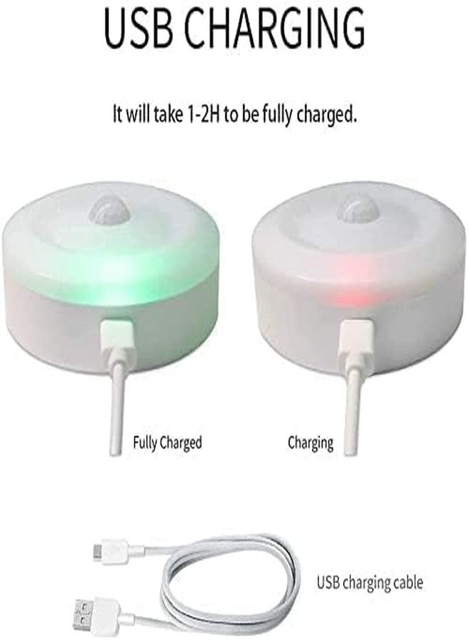Alinos Atlas Traders USB Rechargeable Motion Sensor Lamp Human Body Induction Night Light for Car, Indoor, Stairs, Wardrobe, Kitchen, Cupboard with Magnetic Base. - Image 3