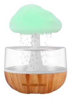 Raining Cloud Humidifier Aromatherapy Essential Oil Diffuser – Cute Mushroom Humidifier with Waterfall Lamp, Desk Fountain, Bedside Sleeping Relaxing Mood Light