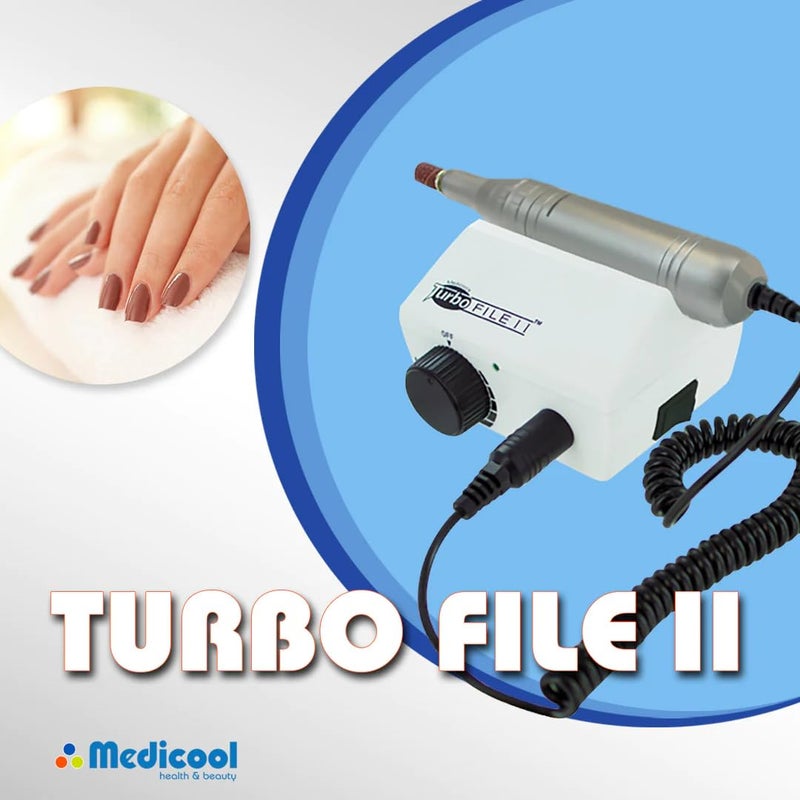 Medicool's MED2191 Turbo File 2 Professional Electric Nail Filing System - Image 2