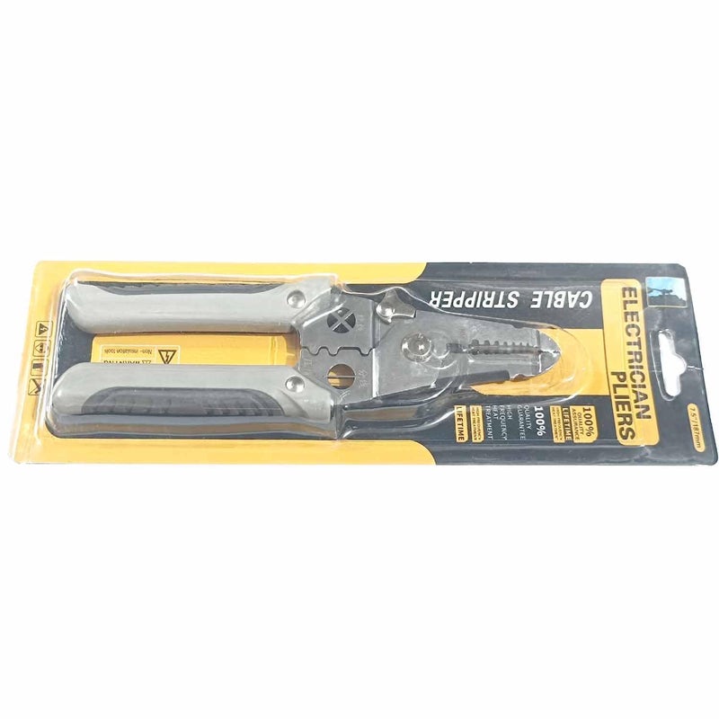 uptodateproducts Uptodateproducts 6 in 1 Multifunction Wire Pliers Tool for Electric Cable Stripping Cutting Cable Stripper and Crimping Special Wire Stripper  - Image 2